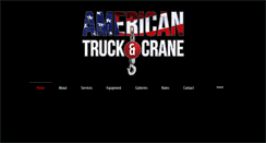 Desktop Screenshot of americantruckandcrane.com