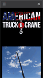 Mobile Screenshot of americantruckandcrane.com